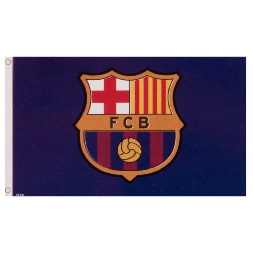 FC Barcelona Core Crest Flag