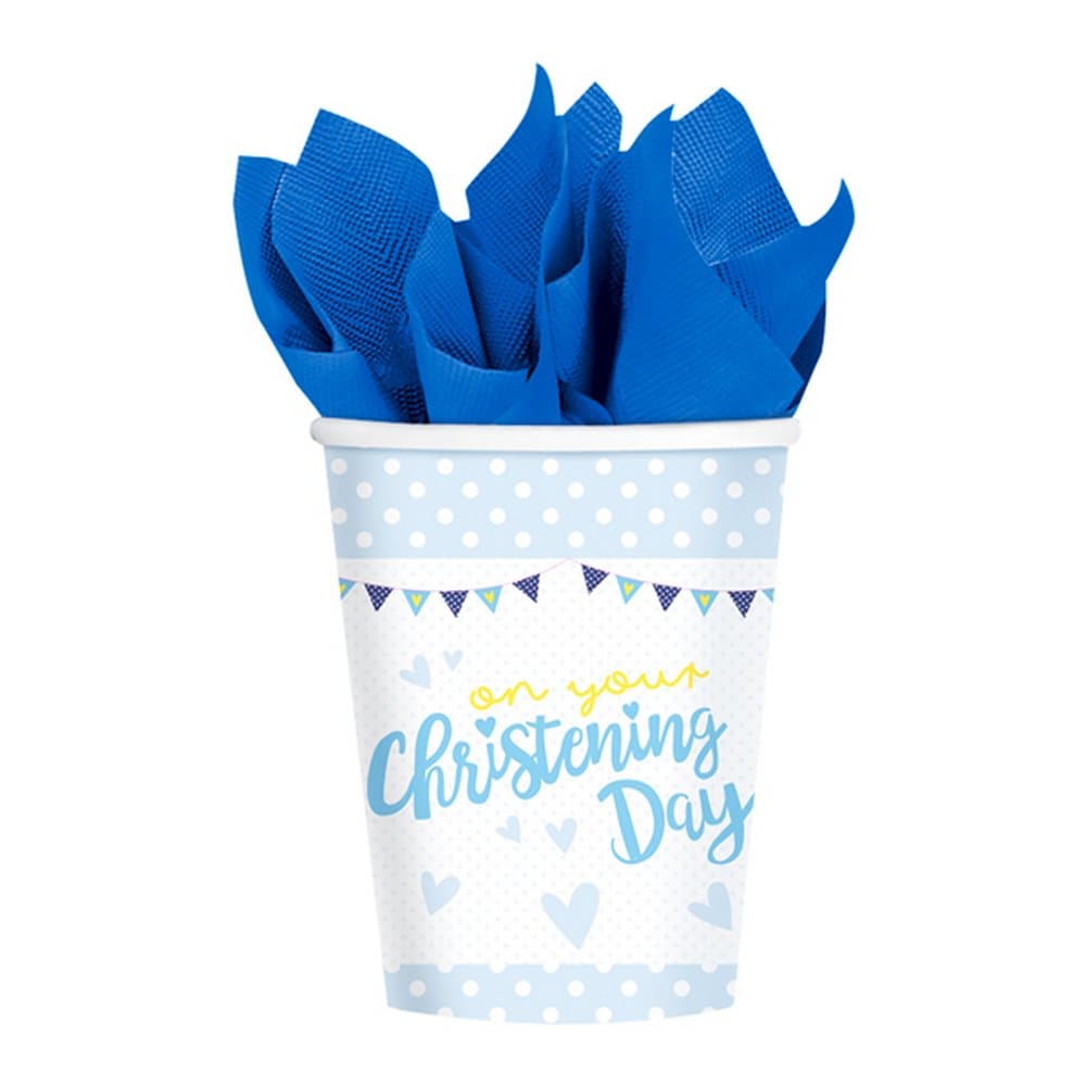 Amscan On Your Christening Day Cups (Pack Of 8)