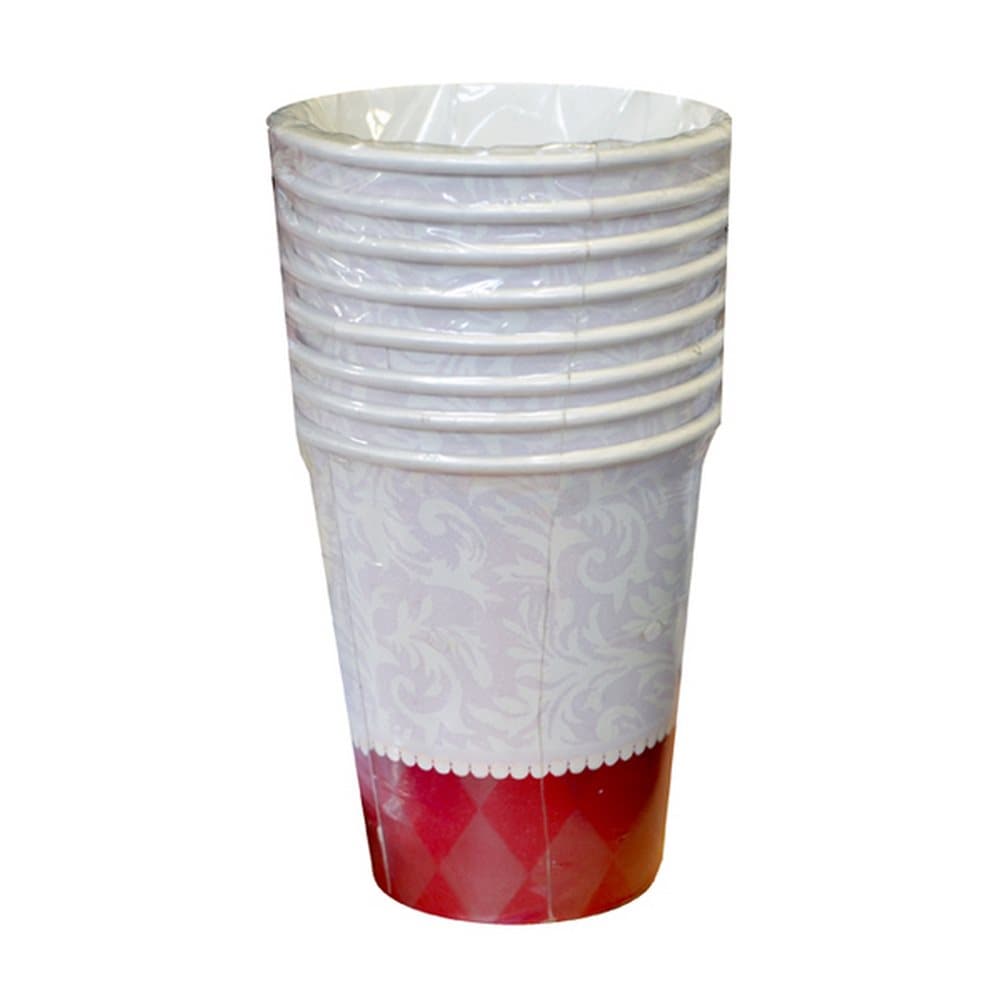 Creative Party Ruby Wishes 9oz Cups (Pack Of 8)
