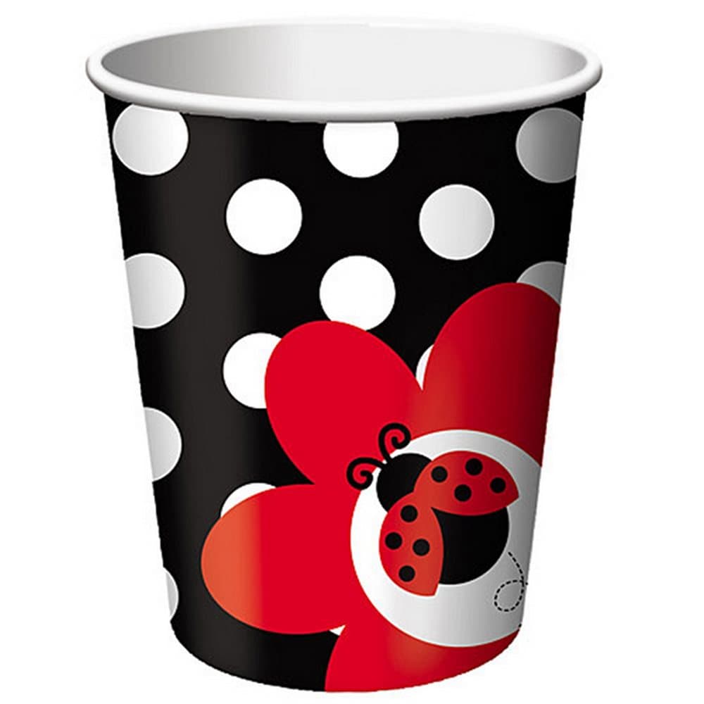 Creative Converting 9oz Ladybird Party Cups (paket med 8)