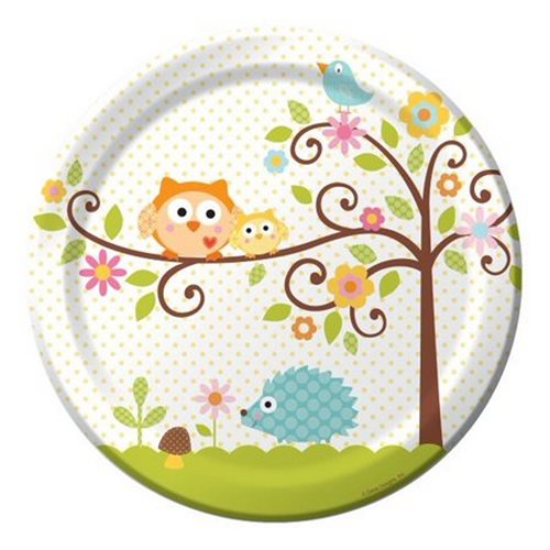 Bild av Creative Converting Happi Tree Party Plates (paket med 8)