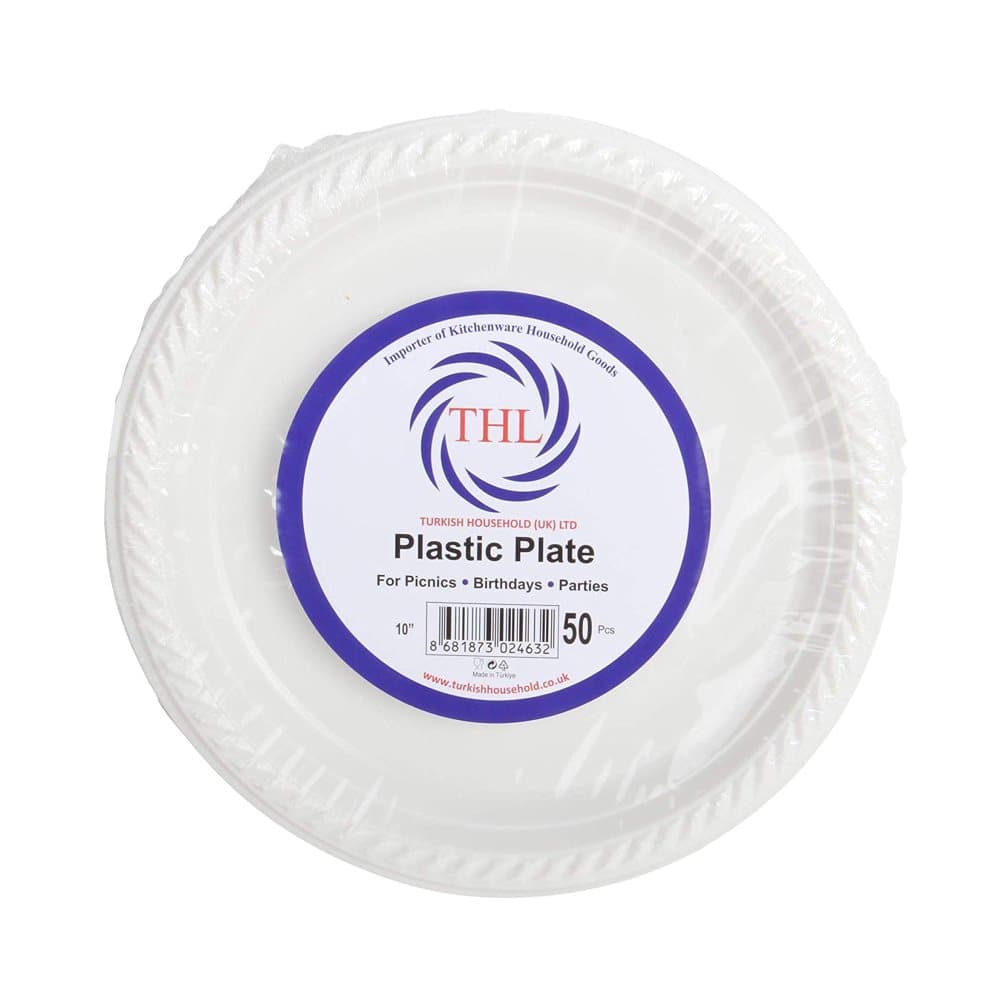 THL Plastic Plates (Pack of 50)