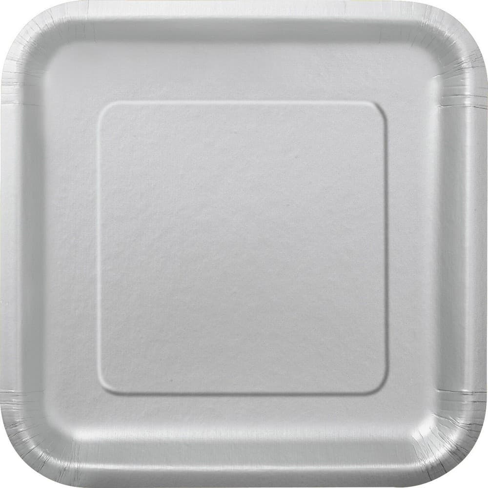 Unique Square Disposable Plates (Pack of 16)