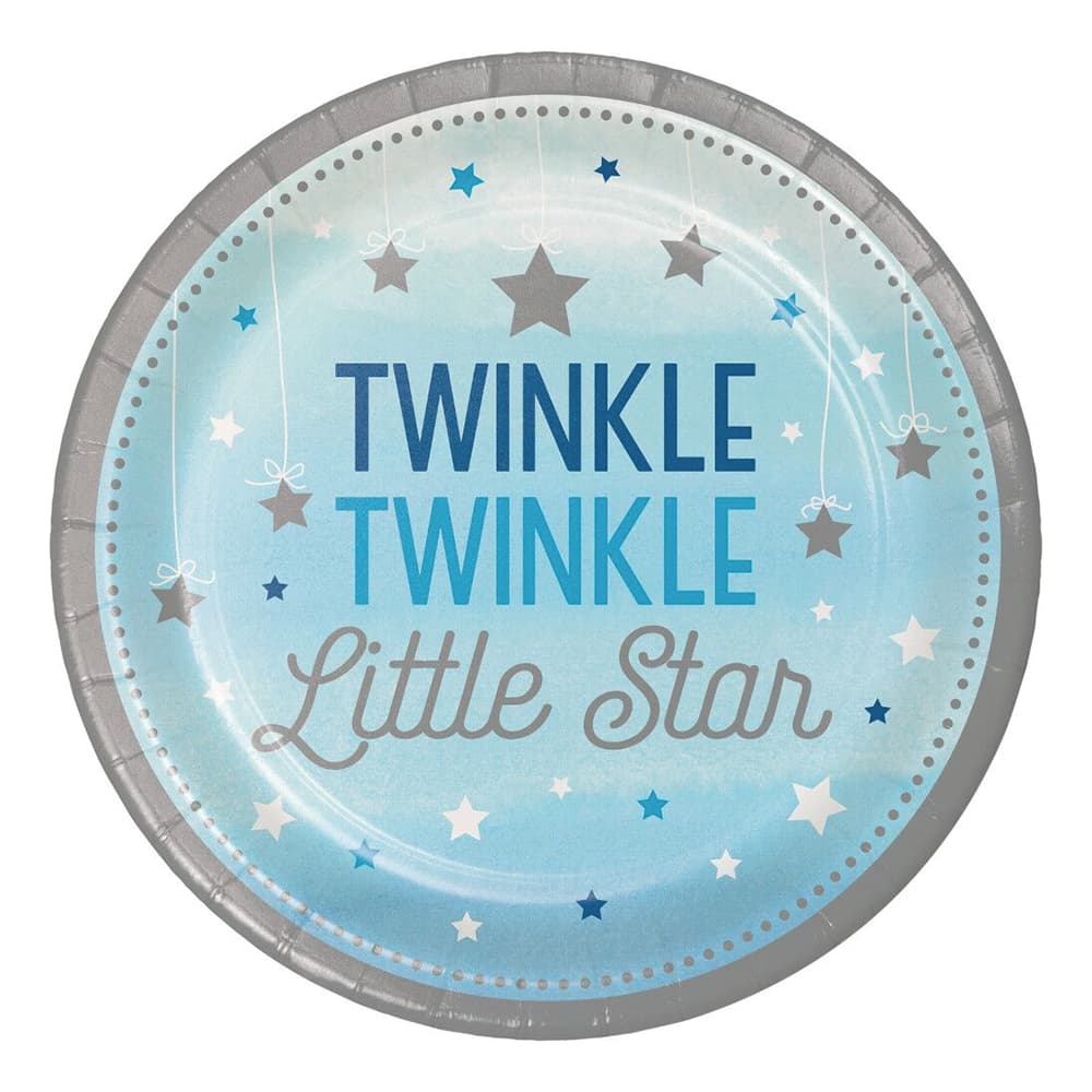 Papptallerkener Little Star Gutt