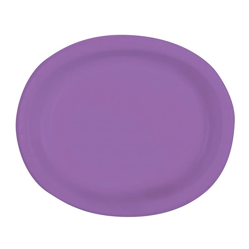 Papptallerken Oval Lilla