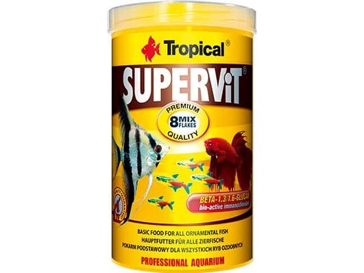 TROPICAL Supervit - Føde til alle prydfisk - 1000 ml/200 g