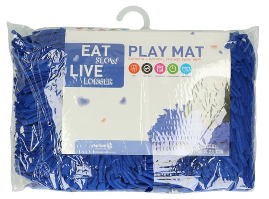 Ät Slow Live Längre Play Mat Blue