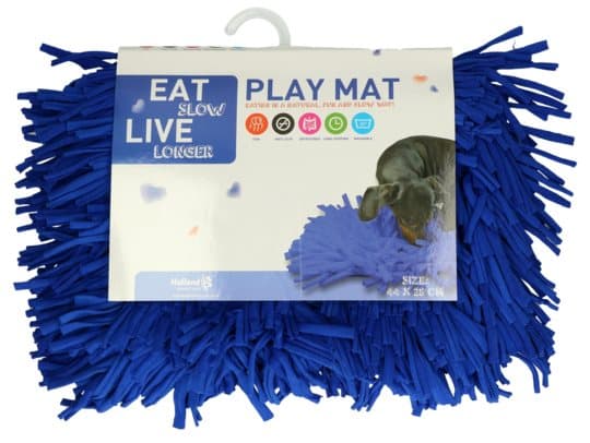 Ät Slow Live Längre Play Mat Blue