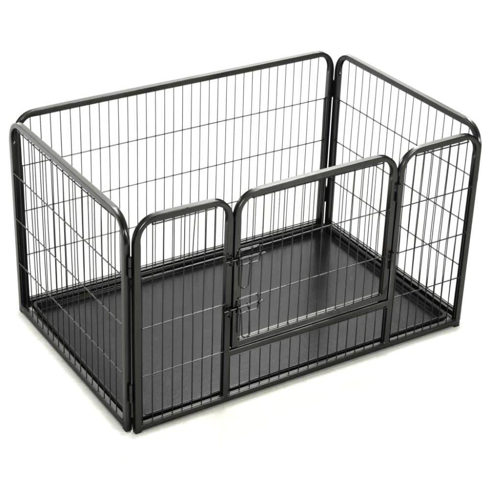 vidaXL Valpegrind stål 125x80x70 cm