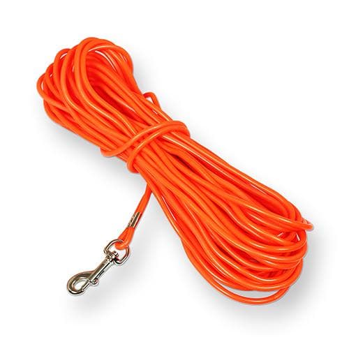 Spårlina massiv 4 mm plast, 15 meter, Orange