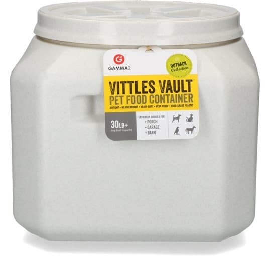 Gamma Vittles Vault Outback-Gamma-kasserne er et ægte husholdningsnavn, fordi denne beholder forsegler lufttæt og er ekstremt holdbart.