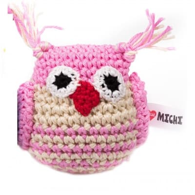 Michi Dog Crochet Squeaker Toy