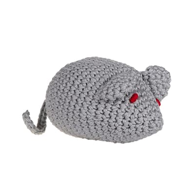 Michi Dog Crochet Squeaker Toy