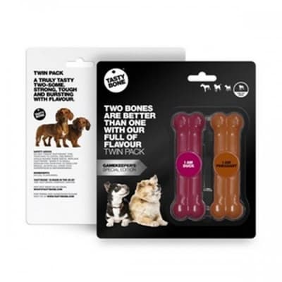 TastyBone Roast Chicken & Strawberry Flavoured Nylon Chew Toy (Pack Of 2)