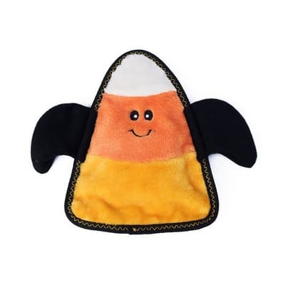 Zippy Paws Halloween Candy Corn Dog Toy
