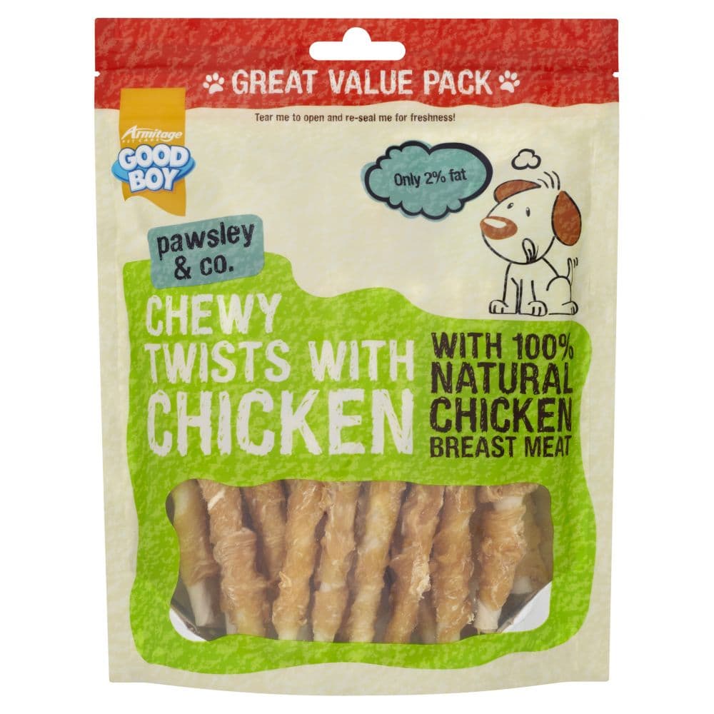 Armitage Good Boy Pawsley Chicken Chewy Twists