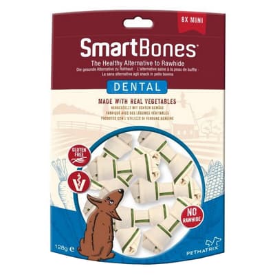 SmartBones Dog Mini Dental Chew Treat (Pack of 8)