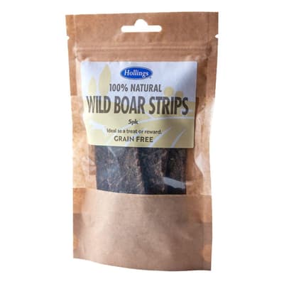 Hollings Wild Boar Strip Dog Treats (12 paket)