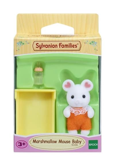 Sylvanian Families Marshmallow Mouse Baby 5336