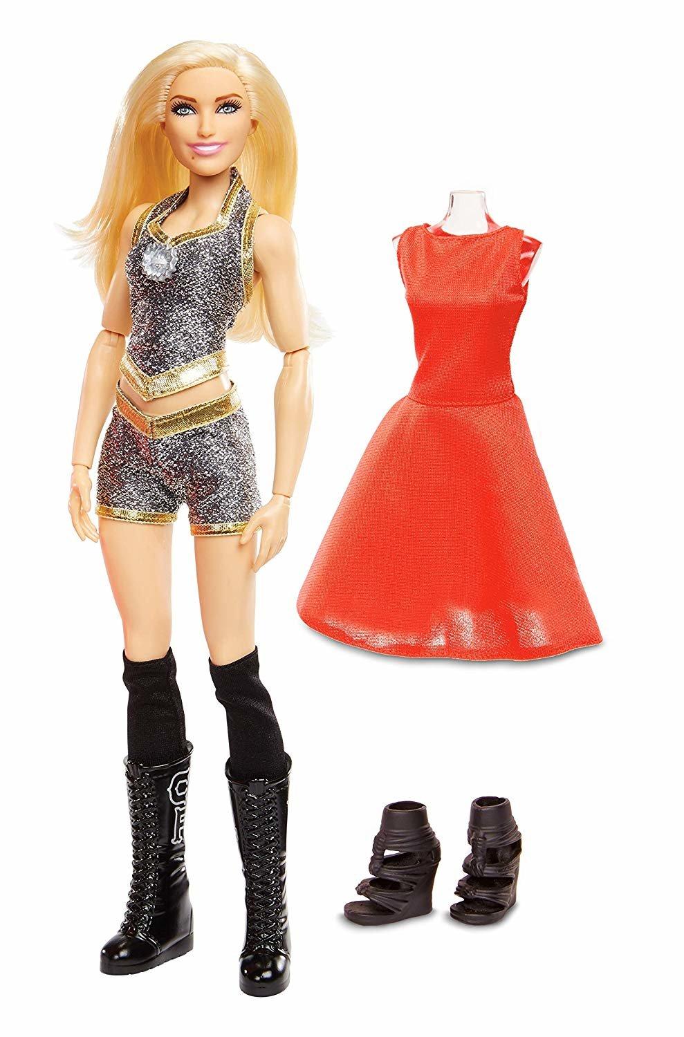WWE Superstars Fashions Charlotte Flair Doll Dukke 30cm