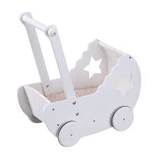 Dukkevogn, Star, Hvit, Kids Concept
