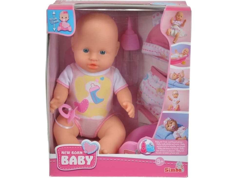 New Baby Born Bobas z ubrankami