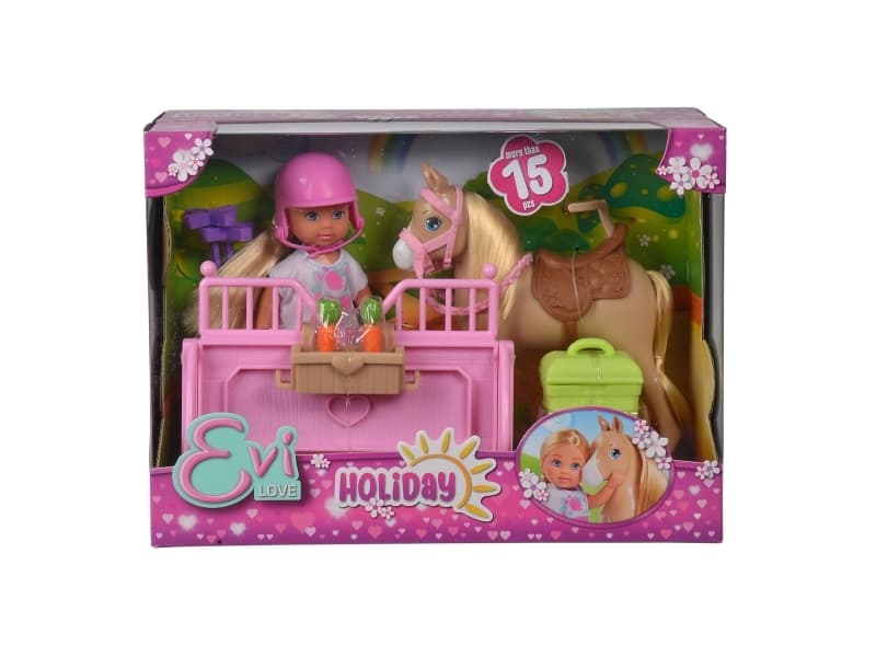 Simba Doll Evi on horseback riding course (LA-9116)