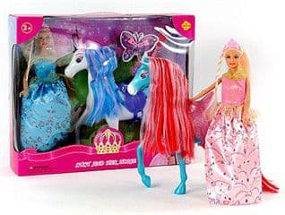 Adar Doll, 29cm, princess with a horse
