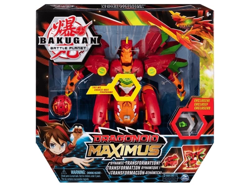 Bakugan Dragonoid Maximus, Orange, Röd