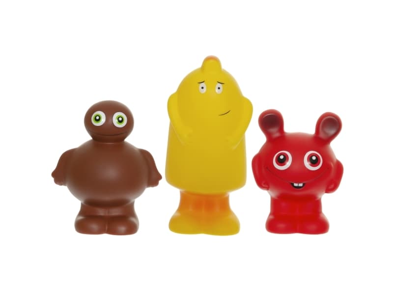 Stora plastfigurer B-Mix 3 ol.