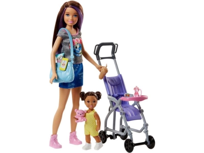 Barbie Skipper Babysitters Inc. Doll and Playset, Multifärg, Honkoppling, Flicka, 3 År, Barbie, Not for children under 36 months