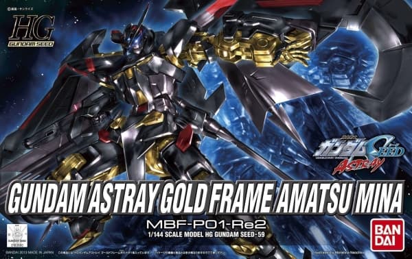 Figur HG 1/144 GUNDAM ASTRAY GOLD FRAME AMATSUMINA