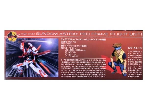 Figurka HG 1/144 GUNDAM ASTRAY RED FRAME (FLIGHT UNIT)