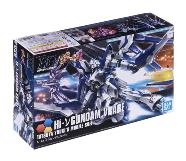 BANDAI HGBF 1/144 Hi-NU GUNDAM VRABE samlerfigur
