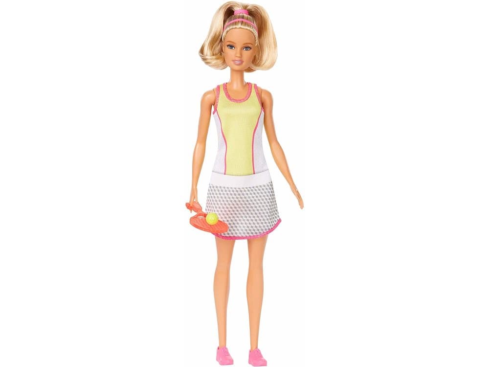 Barbie Blonde Tennis Player, Motedukke, Jente, 3 år, Jente, Flerfarget