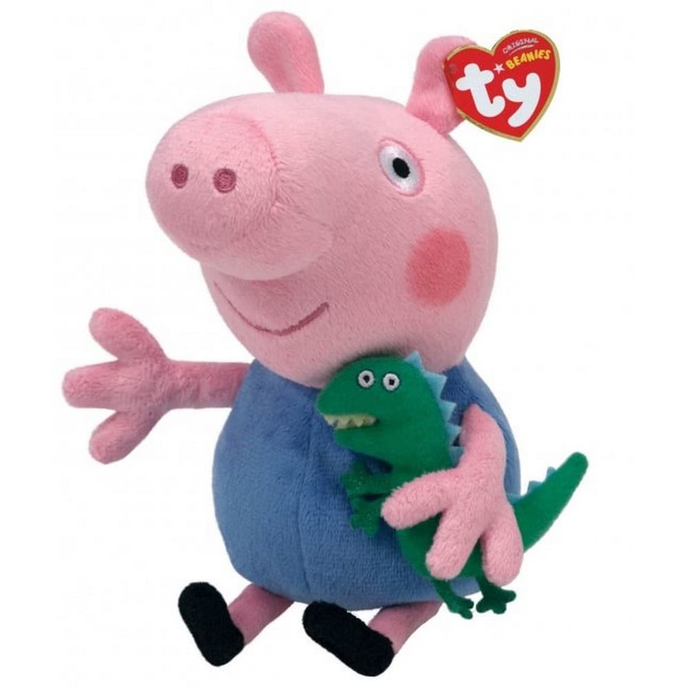 TY George Peppa Pig Beanie Soft Toy