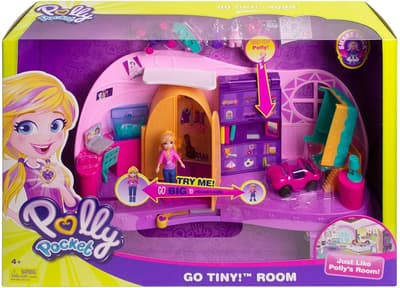 Polly Pocket Go Tiny Room Transformation Playset