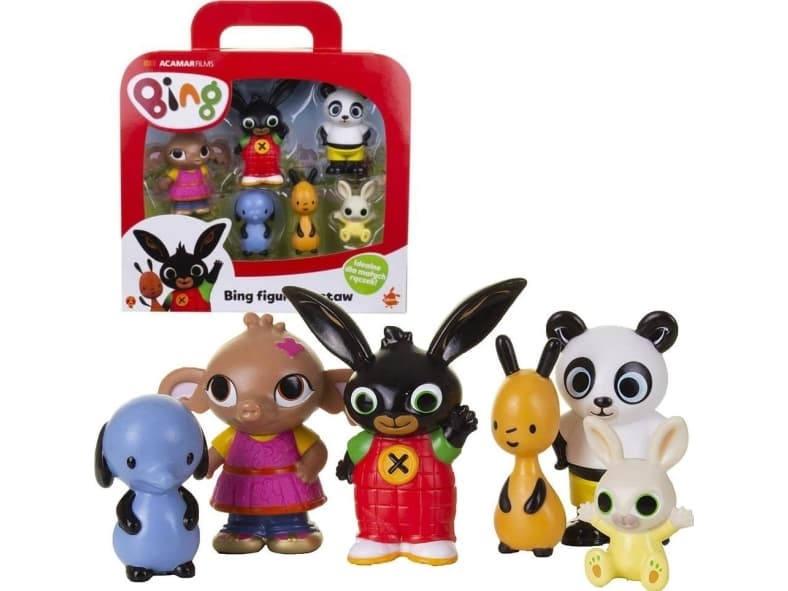 Golden Rabbit Bing set of 6 Sula Flop figures