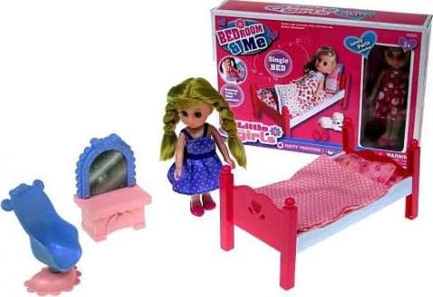 Hipo Doll 17cm with a cot (63005W)