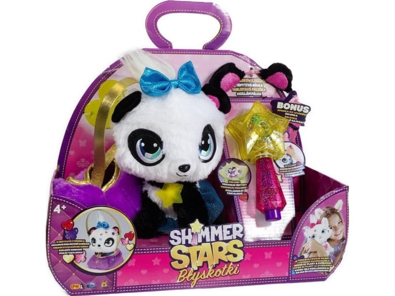 Epee Mascots Sparkles Plush with a bag, deluxe set, 2 mix