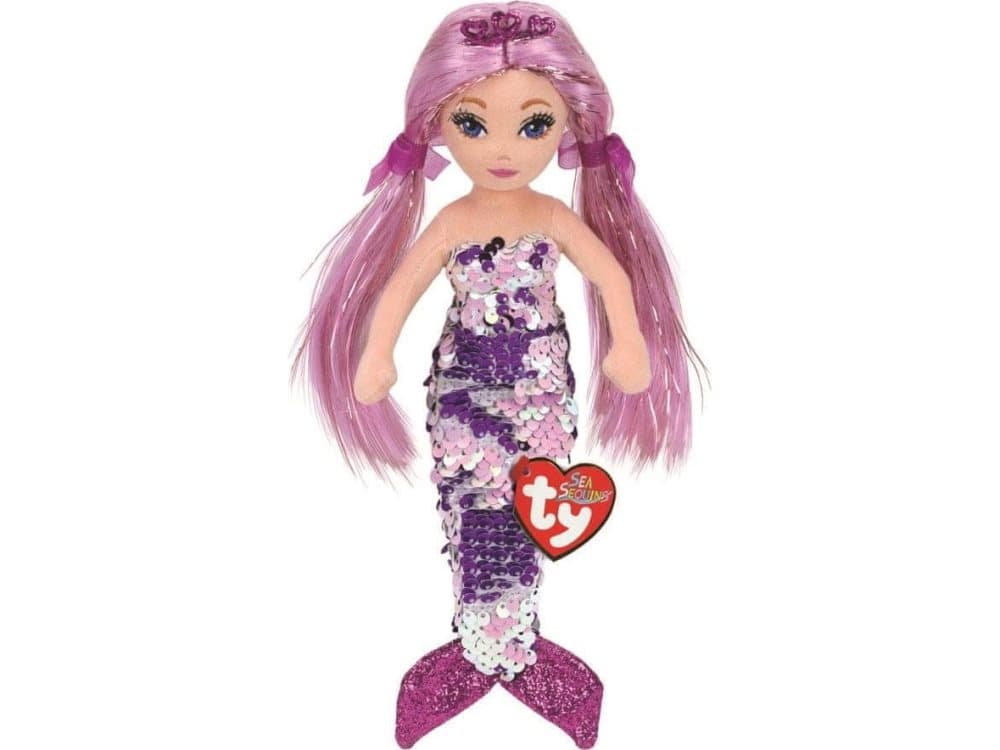 TY Mermainds Lorelei cekinowa violetine syrenka (02301)