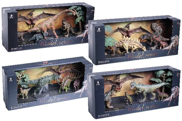 Dinosaurs + plants big size 1 box assorteret