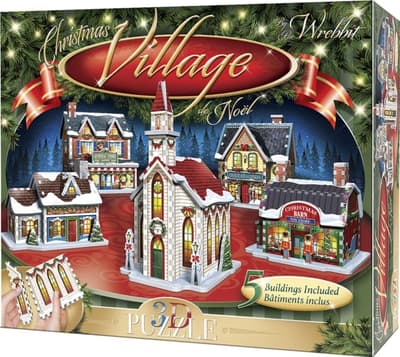 Tactic Wrebbit 3D Puzzle 116 el Christmas Village