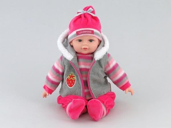 Adar Doll - baby med lyd, i en pose, 35 cm (0/417670)