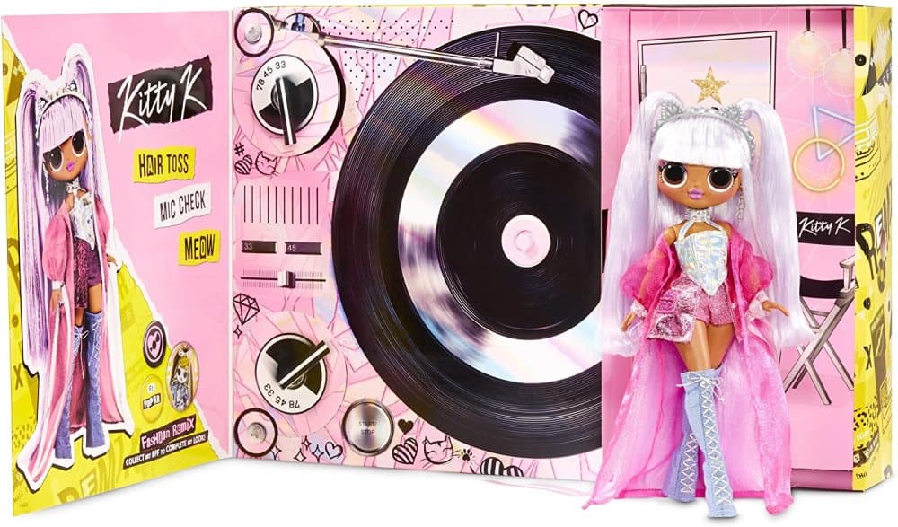L.O.L Surprise! O.M.G. Remix Kitty K Fashion Doll – 25 Surprises with Music
