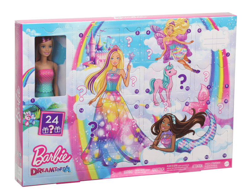 Barbie Dreamtopia Julekalender - 24 låger