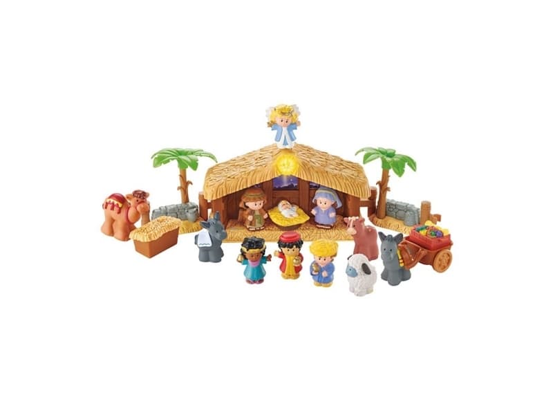 Fisher-Price Little People Deluxe Christmas Story, 1 År, Dreng/Pige, 5 År, Flerfarvet, Plastik, 12 stk