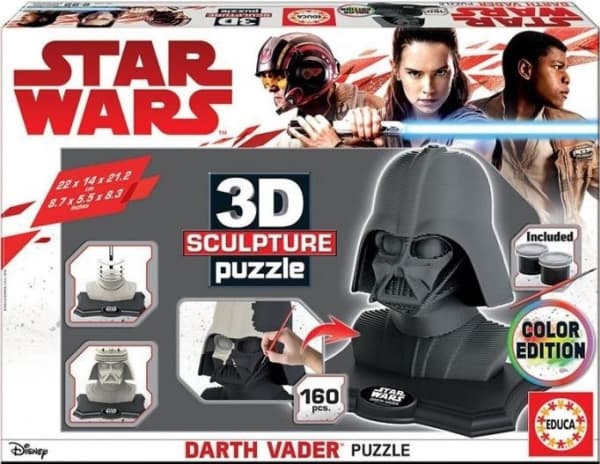 Educa Puzzle 3D Sculpture Lord Vader black