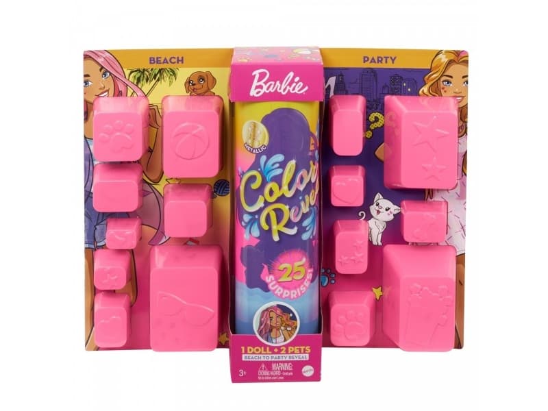 Mattel Barbie Color Reveal Beach and party doll
