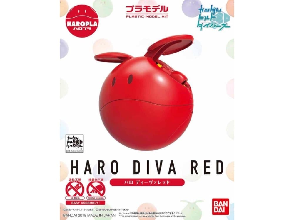 Figurine collector's BANDAI HAROPLA HARO DIVA RED (From 9 years)